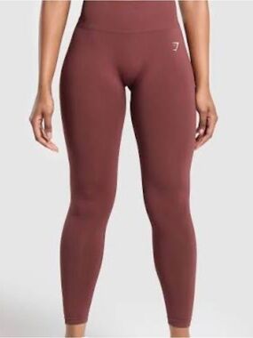 Gymshark Everyday Seamless Burgundy Leggings